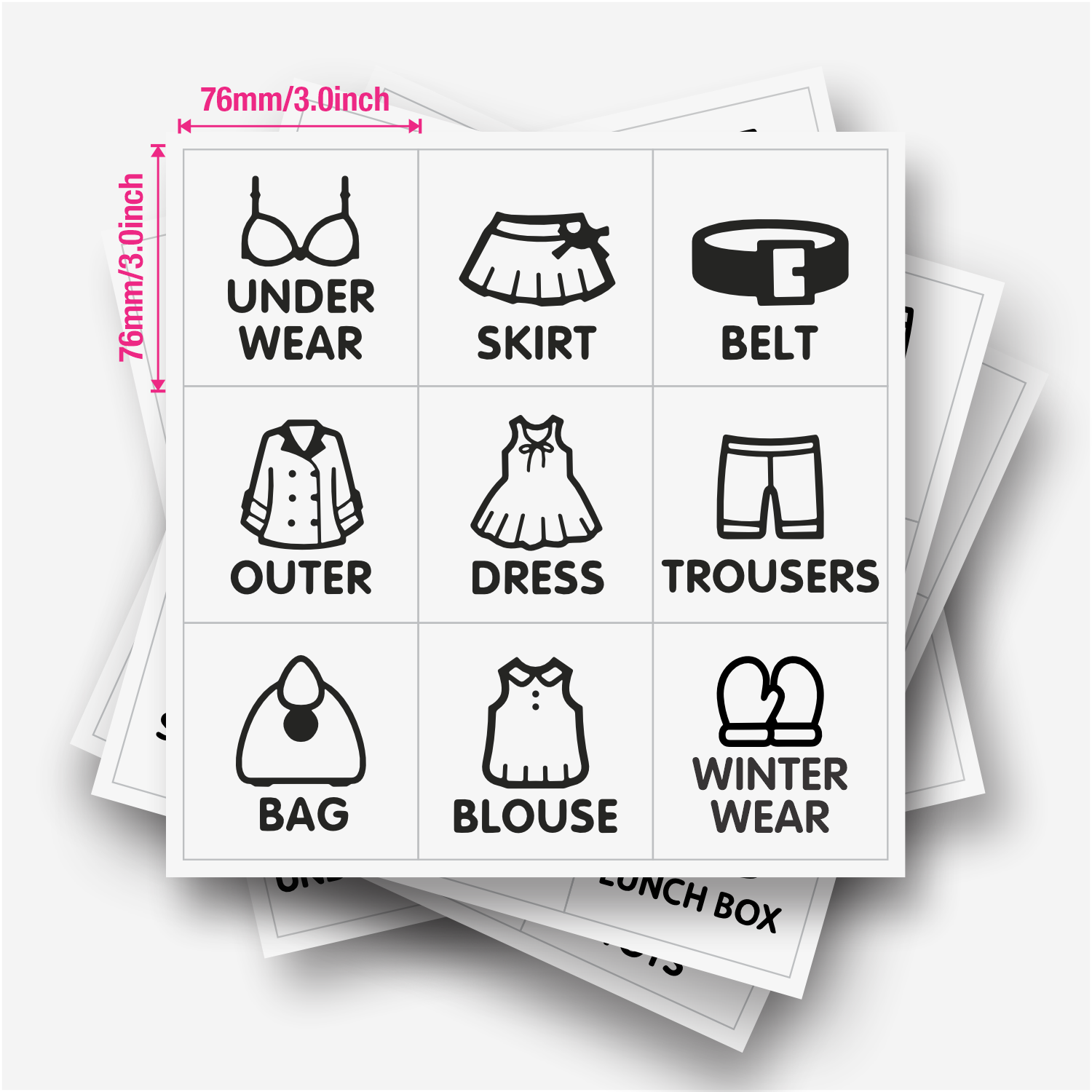 9 pcs/Sheet, Wardrobe Organize - огляд і ціна Baby Clothing Usa